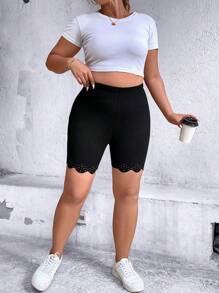 Calvaya Hơn Cắt laser Quần short đi xe - màu đen - Xem 1