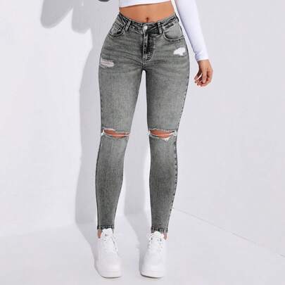 Ripped Skinny Jeans