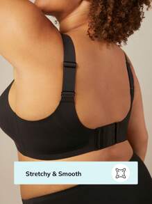 LUVLETTE Plus Midsummer Luv Plunge Bralet - Black - View 5