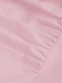 SHEIN MOD 素色褶邊吊帶洋裝 - 淺粉色 - 查看 5