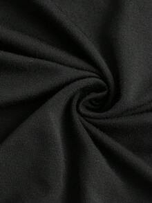 SHEIN Teen Girl Ruched Ruffle Hem Cami Dress - Black - View 3