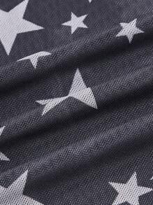 SHEIN ICON Quần nữ cắt Hình học Tất cả trên in Gợi cảm - Đen và trắng - Xem 8