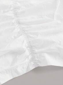 SHEIN ICON Flap Pocket Side Drawstring Waist Parachute Pants - White - View 9