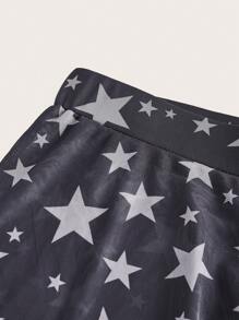 SHEIN ICON Quần nữ cắt Hình học Tất cả trên in Gợi cảm - Đen và trắng - Xem 9