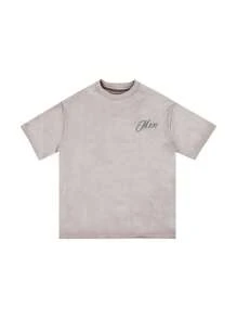 Áo thun nam Thêu Lá thư Giải trí - Màu Khaki - Xem 3