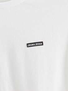 Manfinity RebelGame 男士標語圖案T恤和短褲 - 彩色 - 查看 3