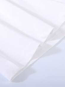 Chica preadolescente Camiseta con estampado de dibujos animados y letra