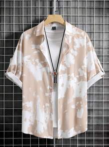 Manfinity Hypemode Men Tie Dye Shirt Without Tee - Multicolor - View 1