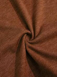 INAWLY Floral And Sun Print Tee Graphic Tees Women Tops - Rust Brown - View 4