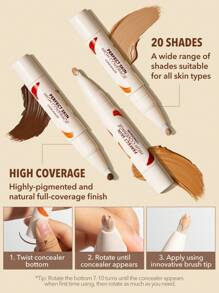 SHEGLAM Perfect Skin 高遮瑕遮瑕液-Warm Vanilla 品牌美妝化妝品 適合女士與女孩 - Warm Vanilla - 查看 6