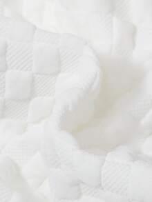 SHEIN 男嬰字母補丁細節套頭衫和運動褲 - 白色 - 查看 7