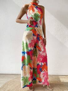 Breezaya 2 件套女士彩色花卉印花领带海滩风格 - 彩色 - 查看 4