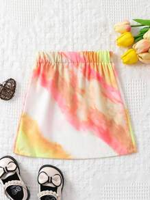 Cô Gái Trẻ Nhuộm buộc Eo đàn hồi Váy - Nhiều màu - Xem 1