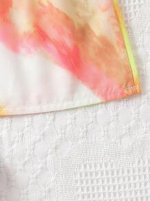 Cô Gái Trẻ Nhuộm buộc Eo đàn hồi Váy - Nhiều màu - Xem 5