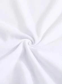 Flirla 大碼字母圖案T恤 - 白色 - 查看 6