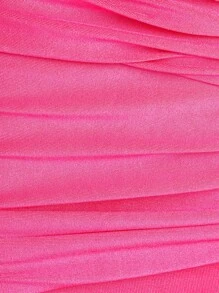 Hauture 鑽石大扣褶裙 - 粉色 - 查看 7