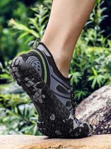 男士戶外多用途涉水鞋 - 黑色 - 查看 2