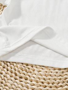 Baby Girl 3pcs Frill Trim Tee - Multicolor - View 5