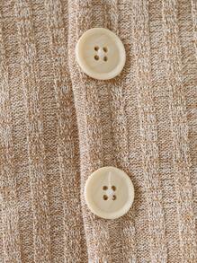 Baby Boy 3D Ear Design Button Front Hooded Jumpsuit