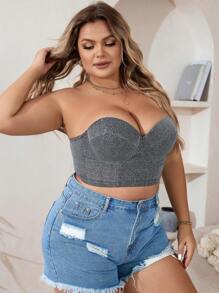 Hơn Long lanh Vòng thép Bras - Bạc - Xem 6