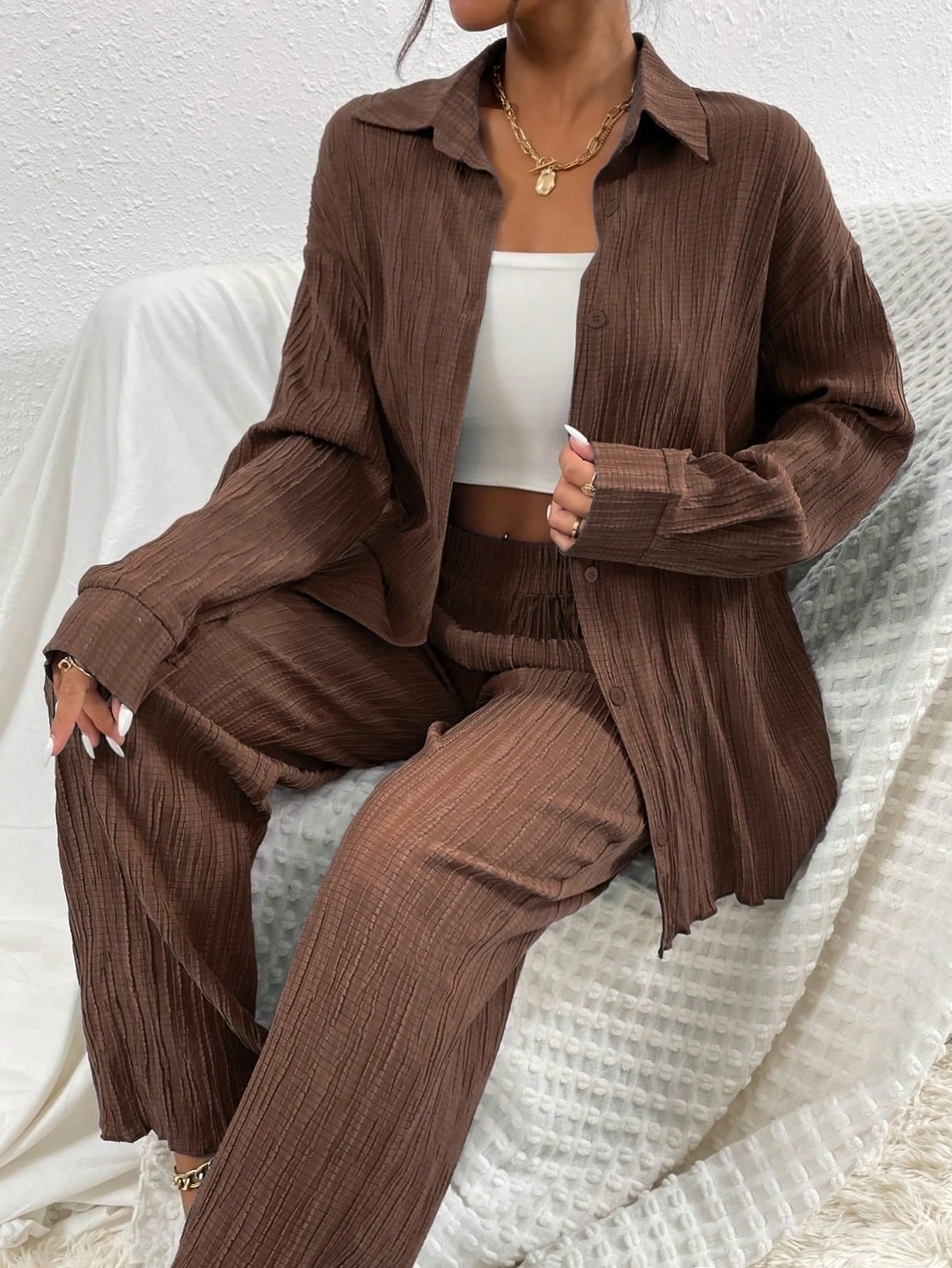 Frenchy drop shoulder set