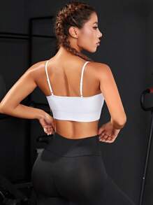 Easithlete 素色條紋針織運動型文胸