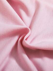 SHEIN Unity 1 Miếng Bản in Halloween Áo nỉ - Hồng - Xem 6