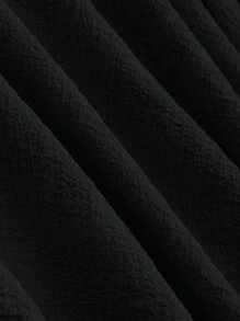 SHEIN MOD 印花前繫帶荷葉袖洋裝