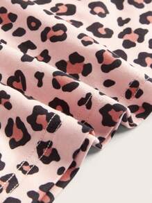SHEIN EZwear Plus Leopard Print Lace Trim Cami Top - Multicolor - View 4