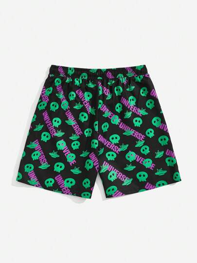 Street Life Homme Short alien & À Lettres À Cordon