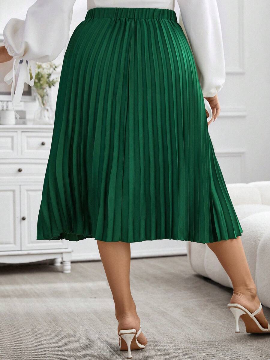 SHEIN Privé Plus High Waist Pleated Skirt for Sale Australia New