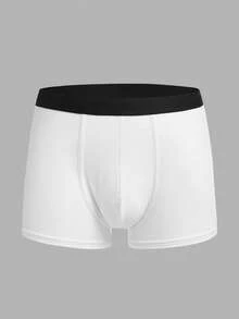 Nam 5 cái Băng tương phản Quần chữ nhật - trắng - Xem 4