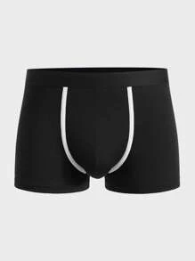 Nam 5 cái Tương phản ràng buộc Quần chữ nhật - màu đen - Xem 4