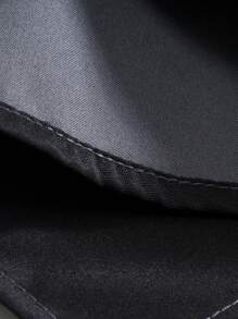 Manfinity Homme Nam Bóng Nút Lên Áo sơ mi Without Tee - Màu xám đen - Xem 6