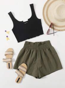 Soleia Bộ thời trang Xù nhỏ Khối Màu Boho - Nhiều màu - Xem 1