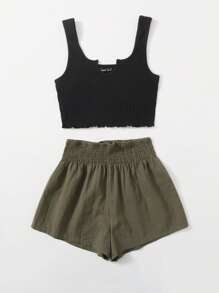 Soleia Bộ thời trang Xù nhỏ Khối Màu Boho - Nhiều màu - Xem 3