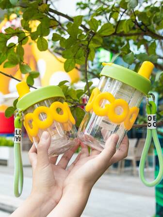 SHEIN 1入組寒冷杯子帶排水,水杯帶可拆卸手柄