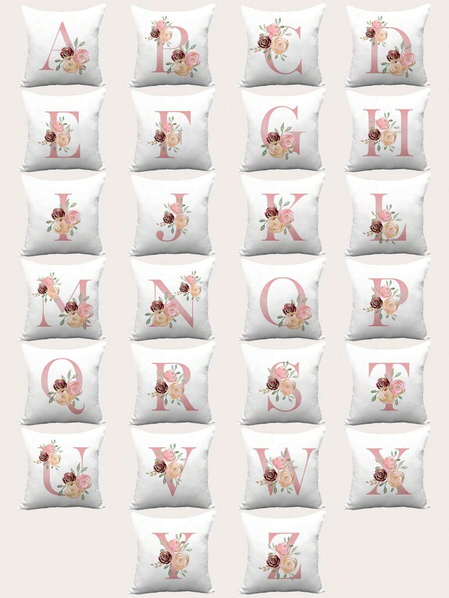 Anis Illustration Vỏ gối in chữ Artist Girlcore, không có ruột gối, ngày lễ - Nhiều màu - Xem 1