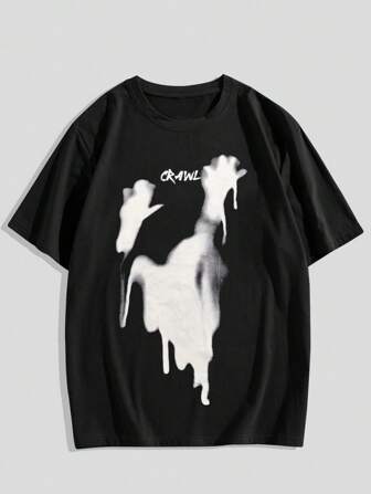 Street Life تيشيرت رجالي بتصميم حرفي خاص