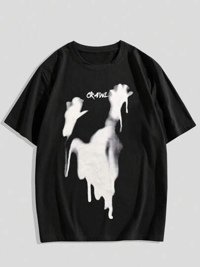 Street Life تيشيرت رجالي بتصميم حرفي خاص