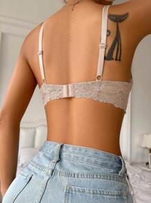 Floral Lace Underwire Bra Lingerie