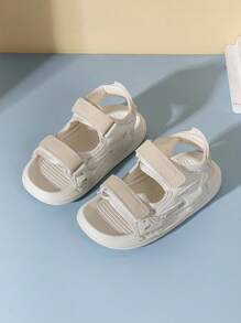 男孩雙色魔術貼運動涼鞋適合夏天 - 米色 - 查看 3