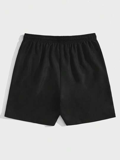 Street Life Homme Short Dessin Animé Et Lettre À Cordon