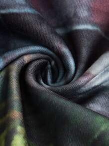 ROMWE Hippie 大碼太陽印花掛脖上衣 - 彩色 - 查看 3