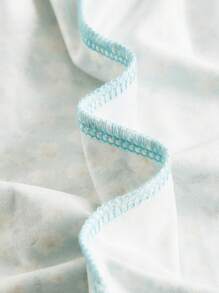 SHEIN EZwear Ditsy Floral Print Ruffle Hem Tube Dress - Multicolor - View 3