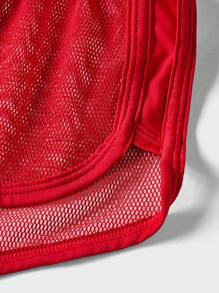 男士透視網紗平角內褲