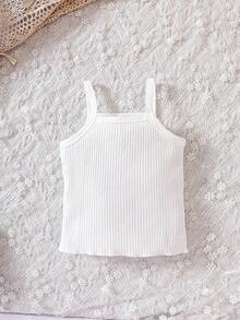 女嬰雙排釦馬甲西裝外套&短褲&吊帶上衣 - 黃色 - 查看 8