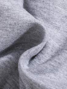 SHEIN Baby Boy 3pcs Letter Patched Detail Bow Front Shorts - Mint Green - View 8