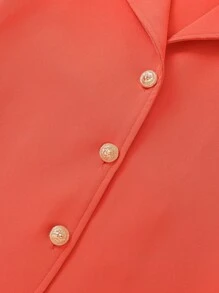 女小童西裝領馬甲西裝外套和百褶半身裙和吊帶上衣 - 彩色 - 查看 8