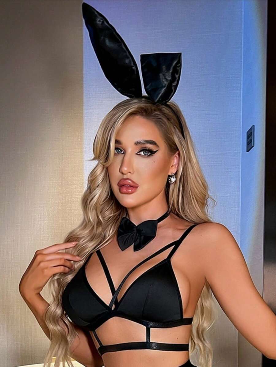 蝴蝶結造型頸鏈 - 彩色 - 查看 1